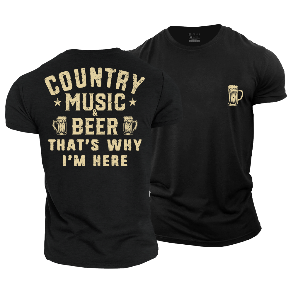 Country music & Cocktails Tee main image 1