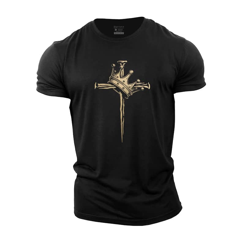 Cross Crown Cotton T-Shirt – bluvap