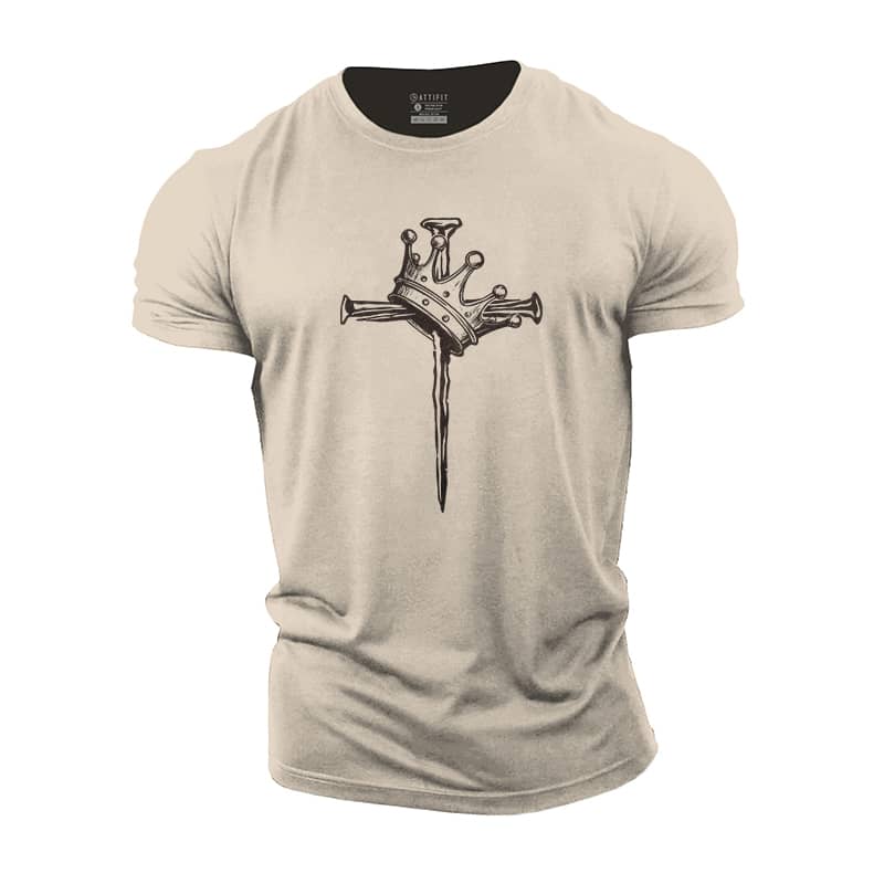 Cross Crown Cotton T-Shirt – bluvap