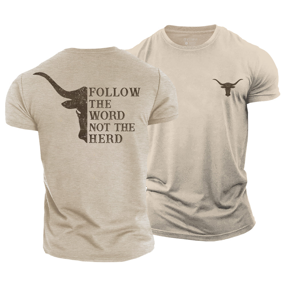 Follow The Word Christian Cotton T-Shirt